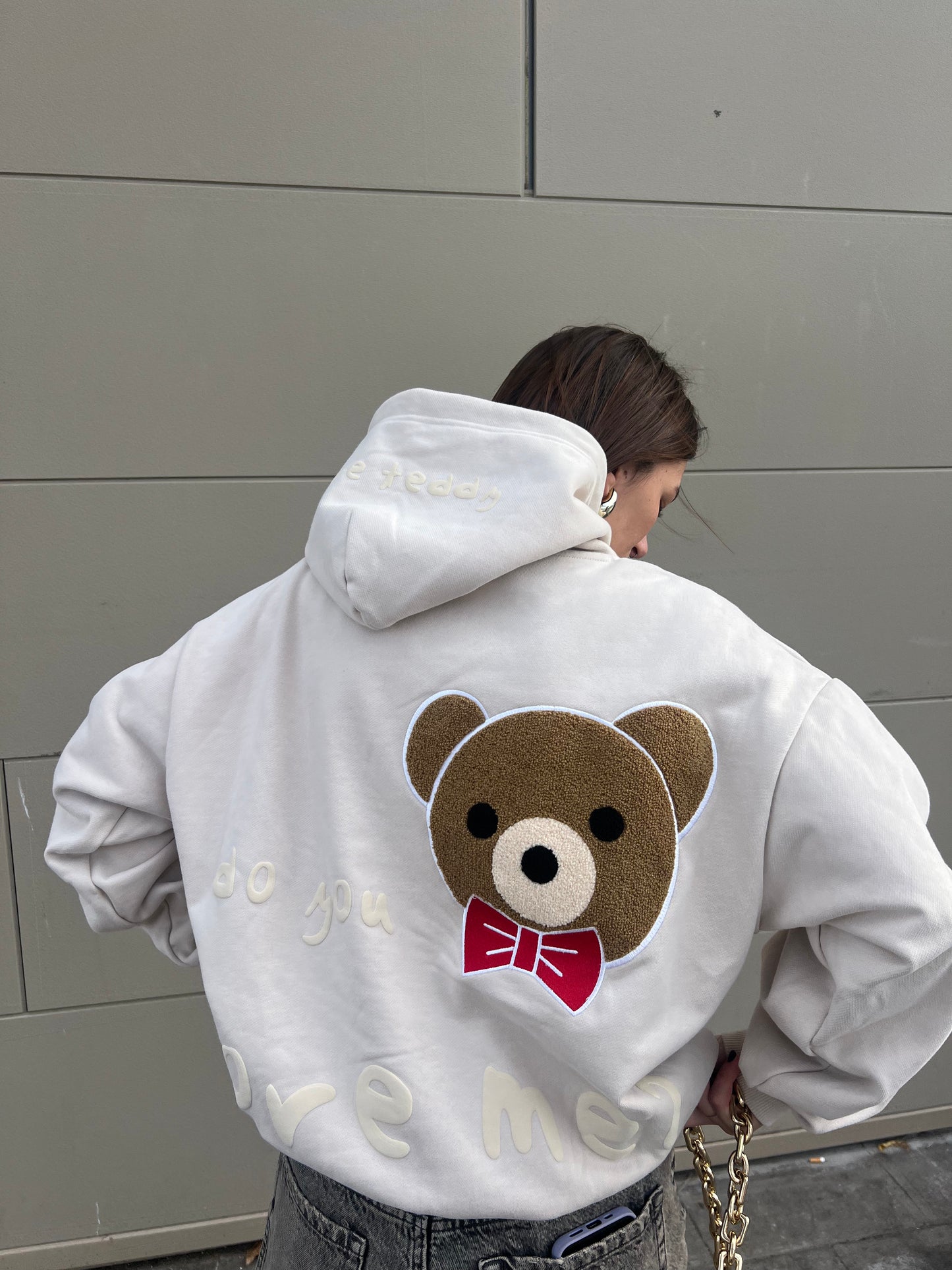 love teddy hoodie