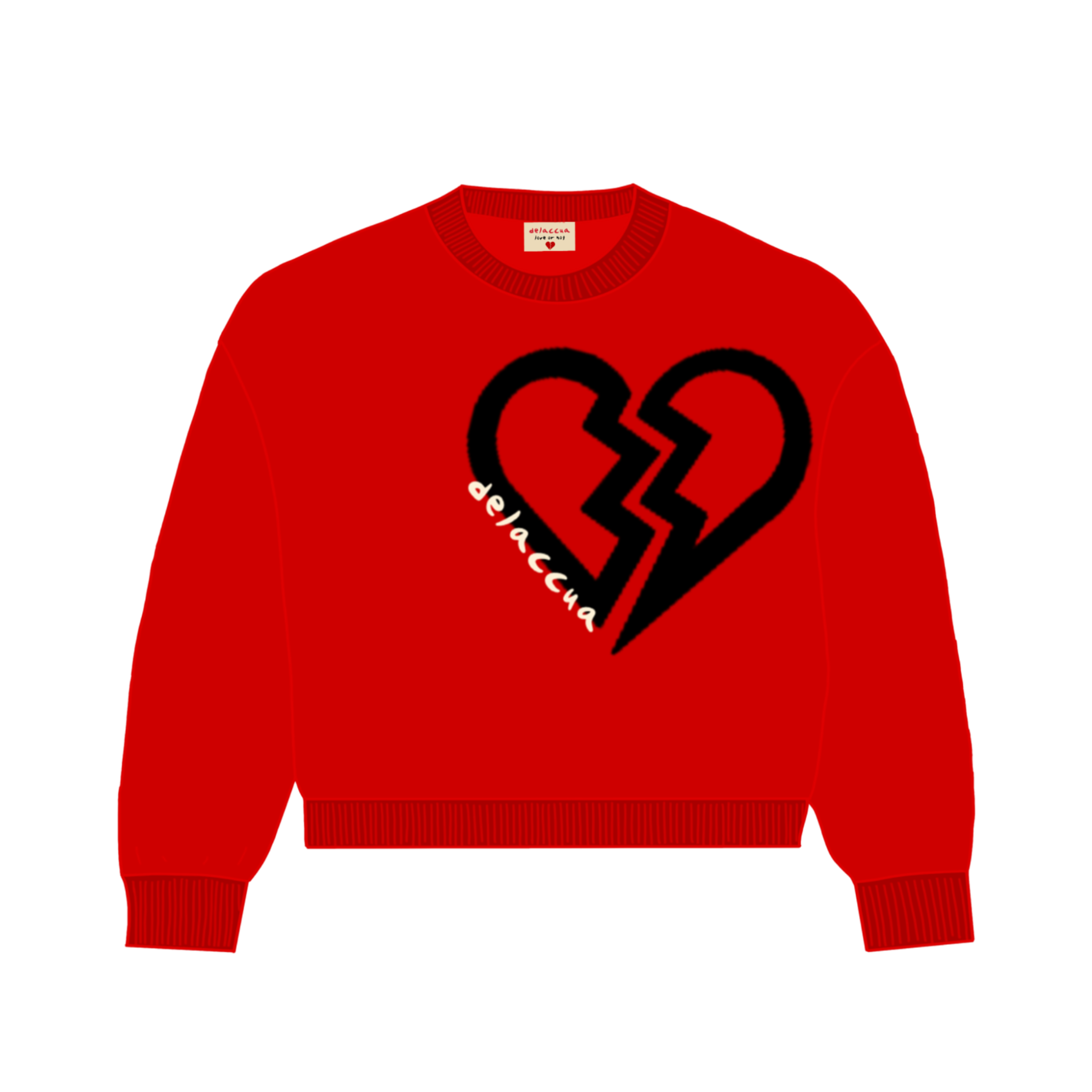 heartbreak knit red – DELACCUA | Life is a Canva