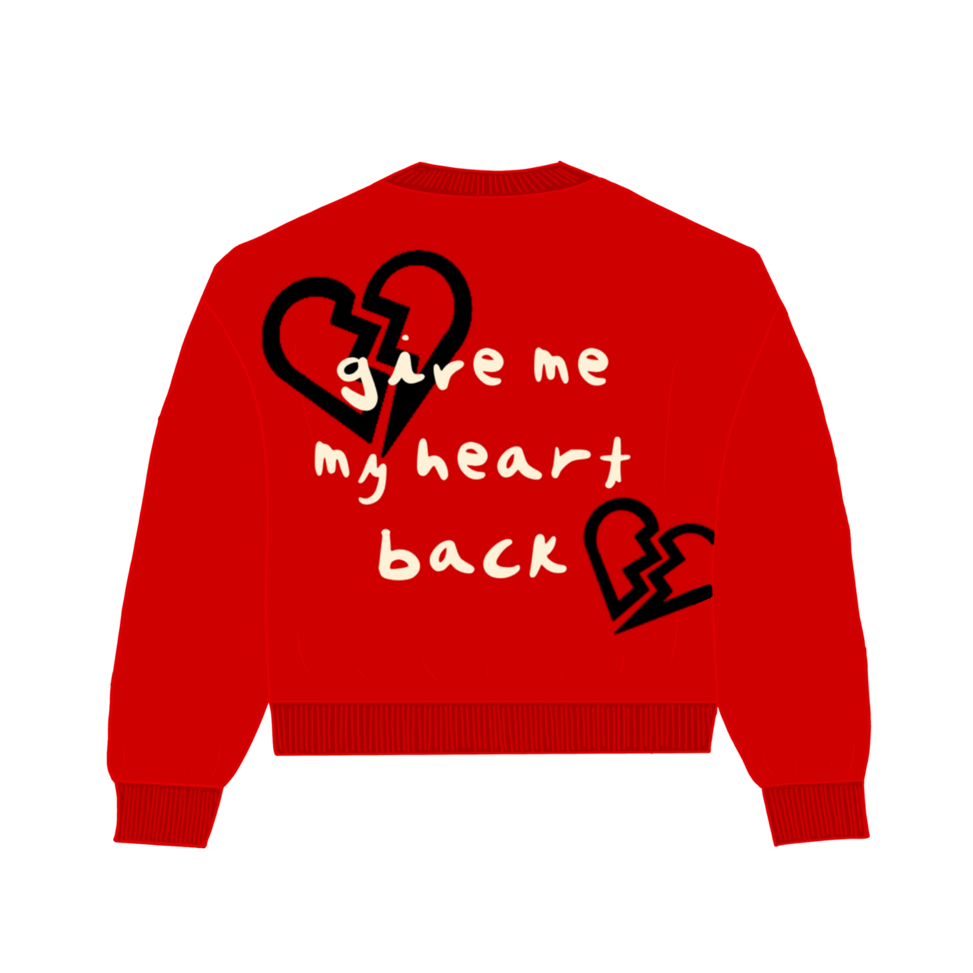 heartbreak knit red