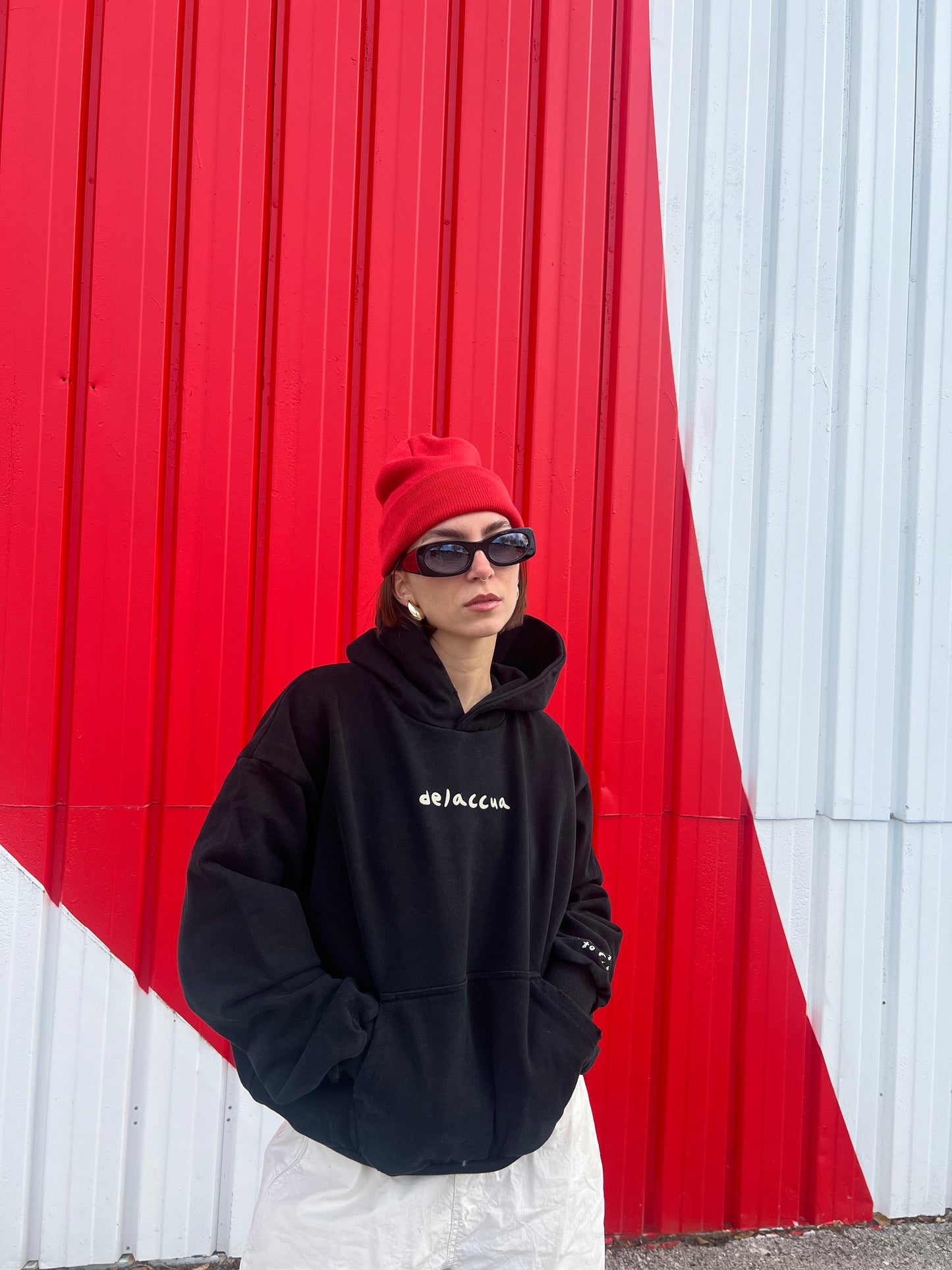 broken teddy hoodie