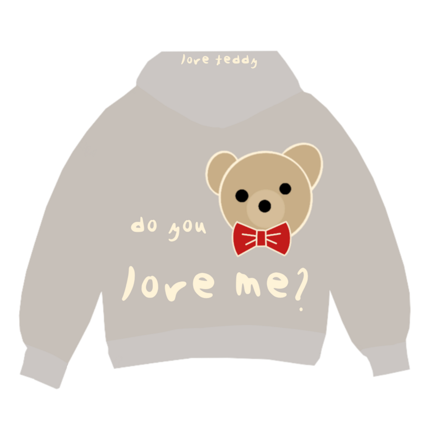 love teddy hoodie
