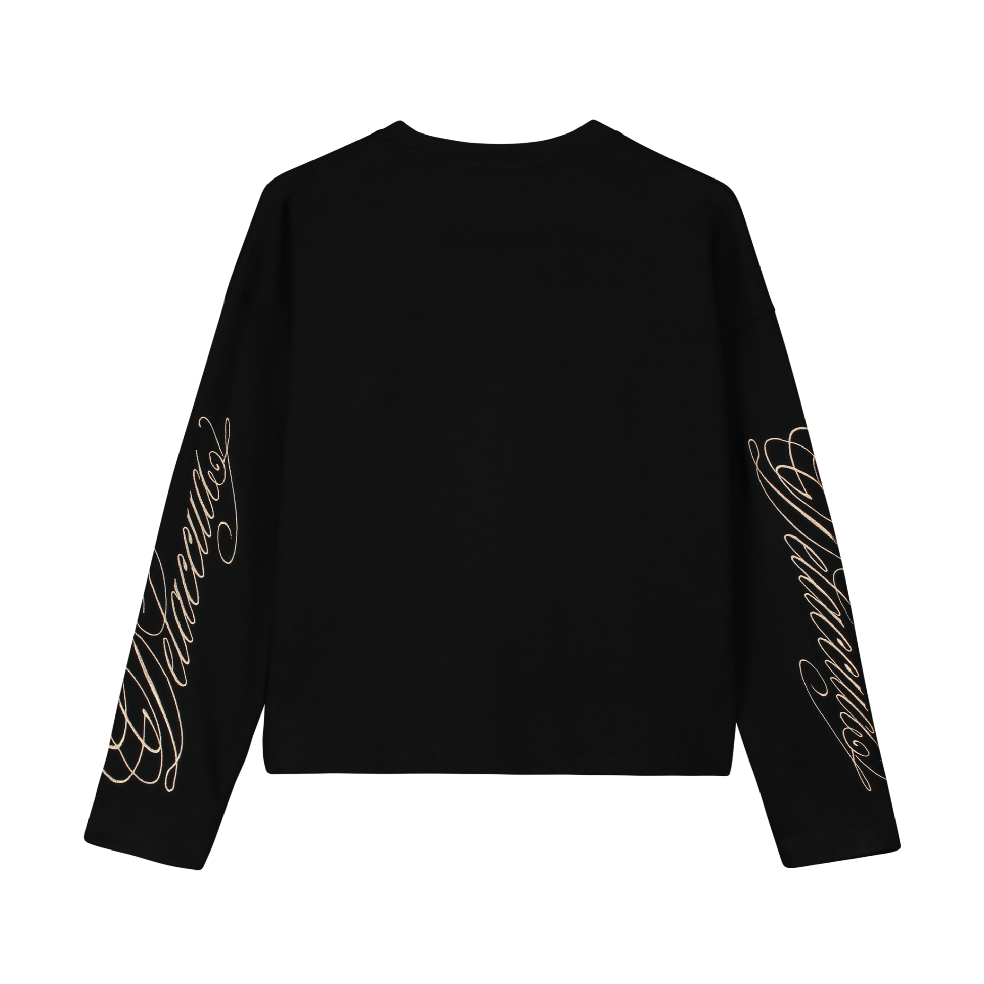 Waffle Longsleeve Black
