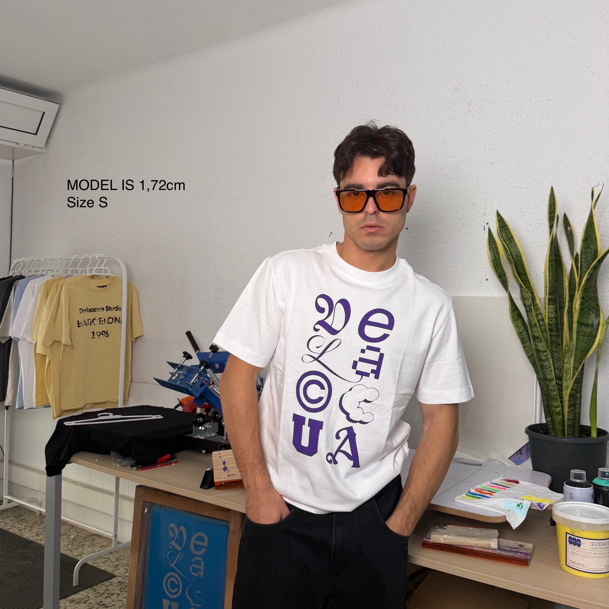 Lettering tee White