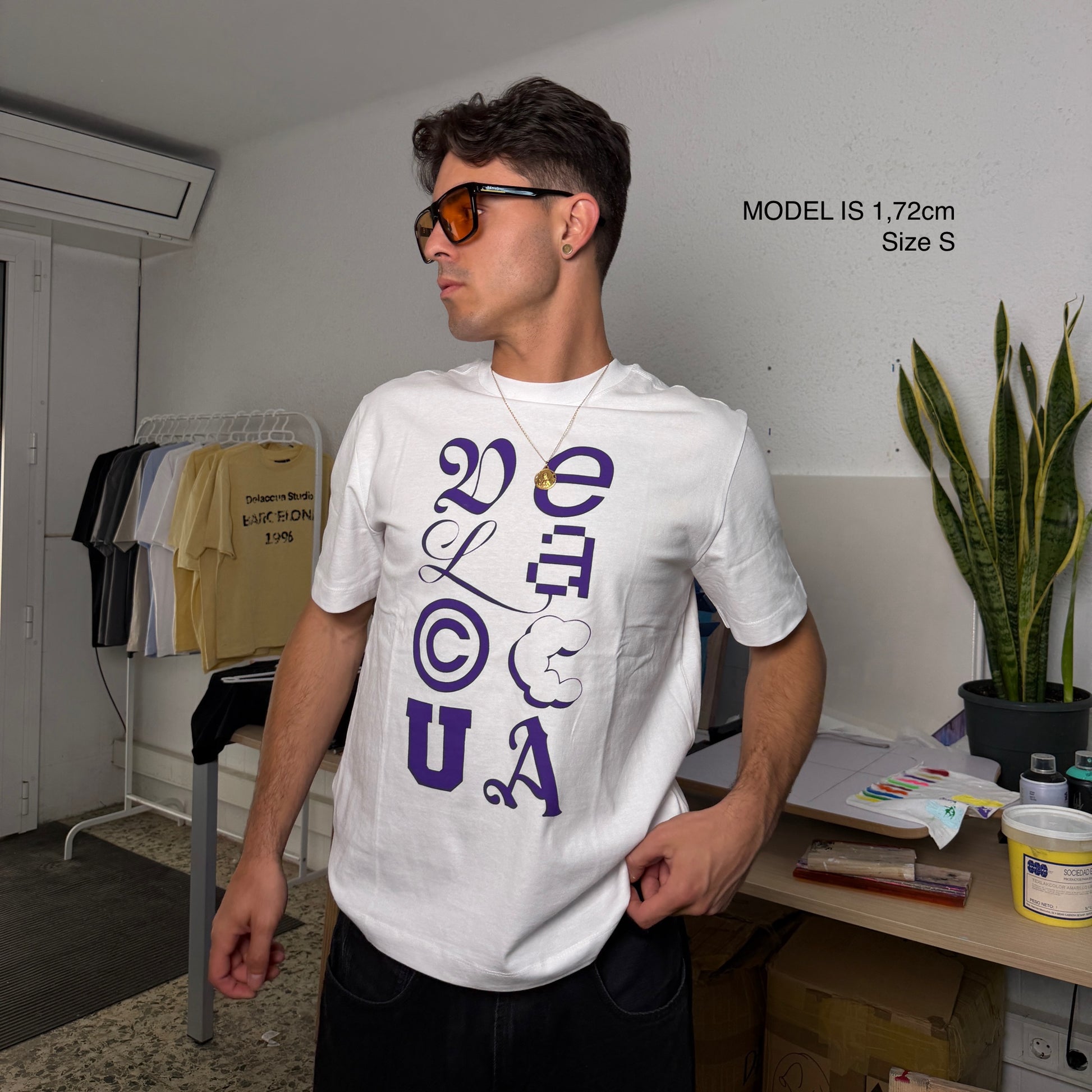 Lettering tee White
