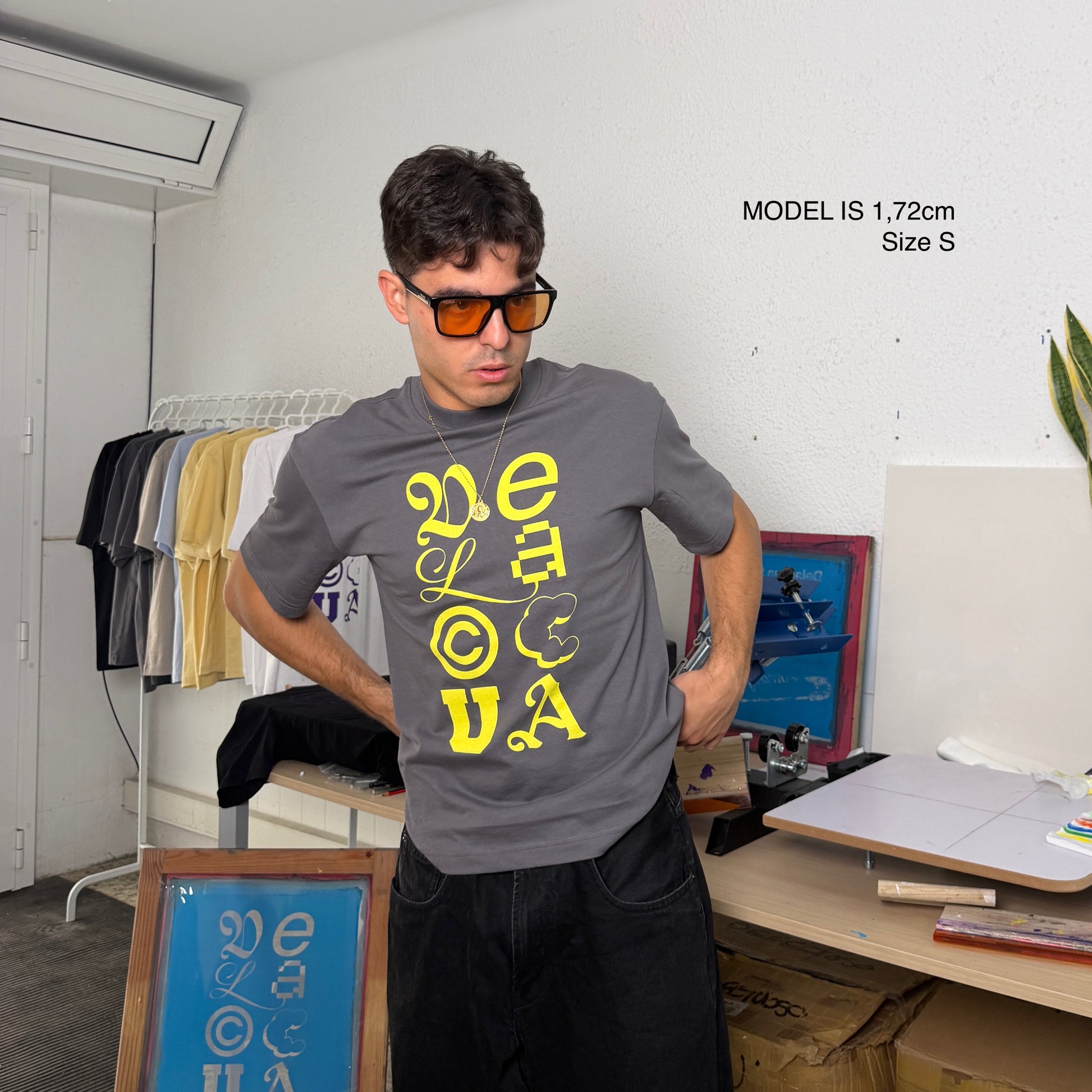 Lettering tee Antracita