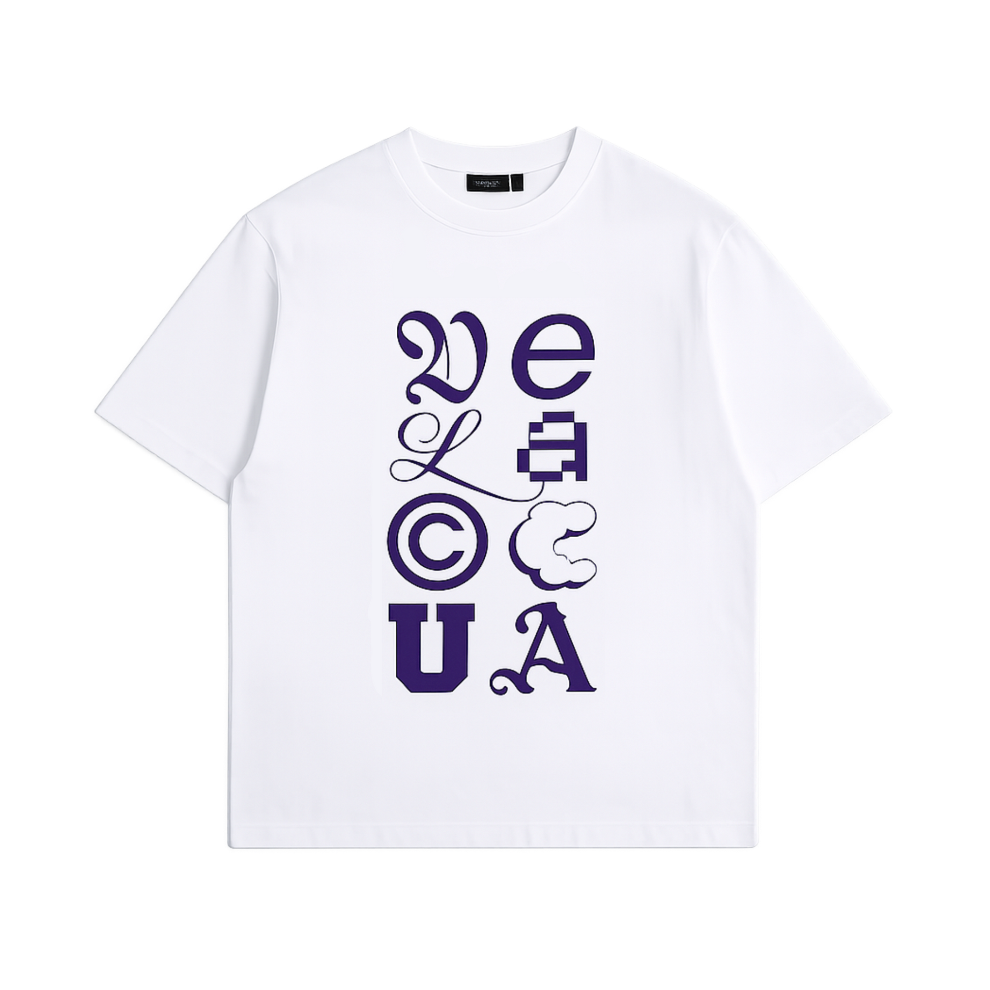 Lettering tee White