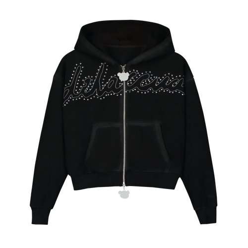 Shiny Zip Hoodie