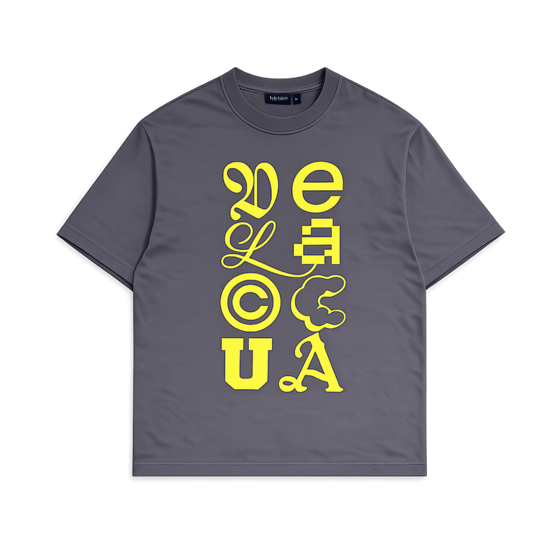 Lettering tee Antracita