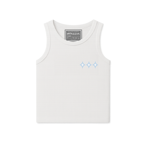 white tank top