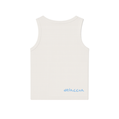 white tank top