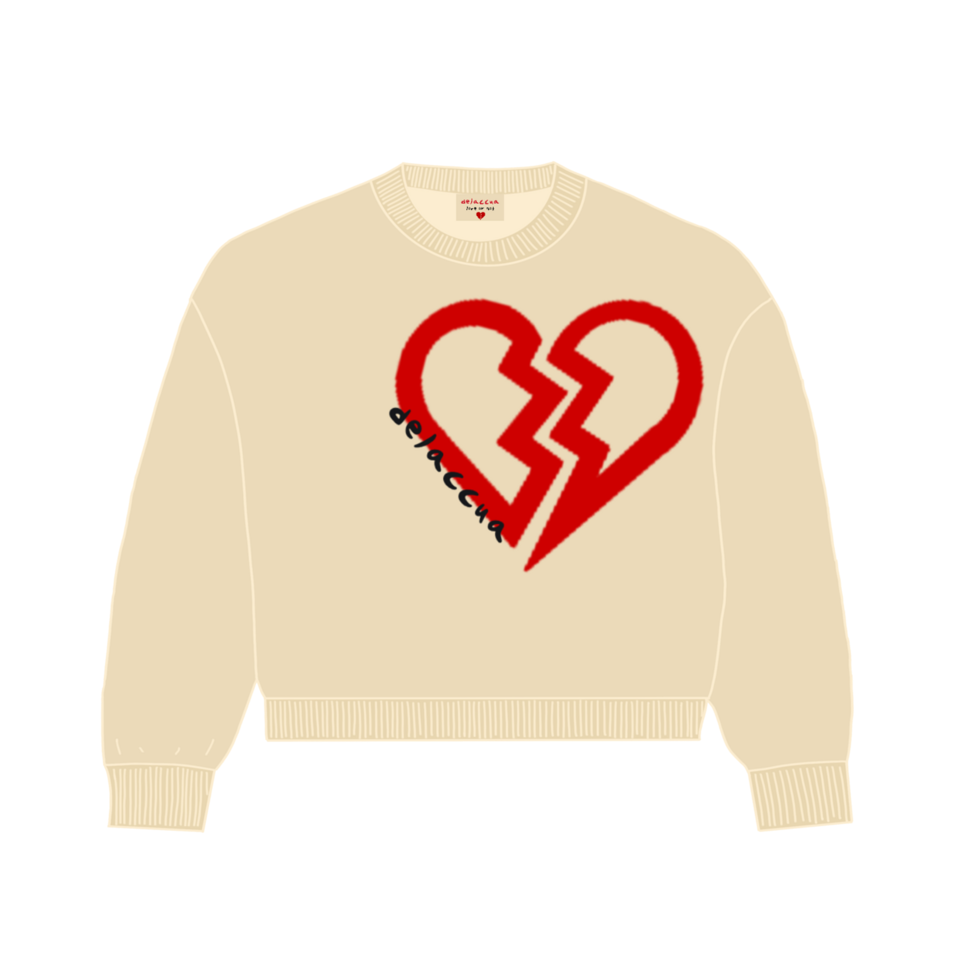 heartbreak knit beige
