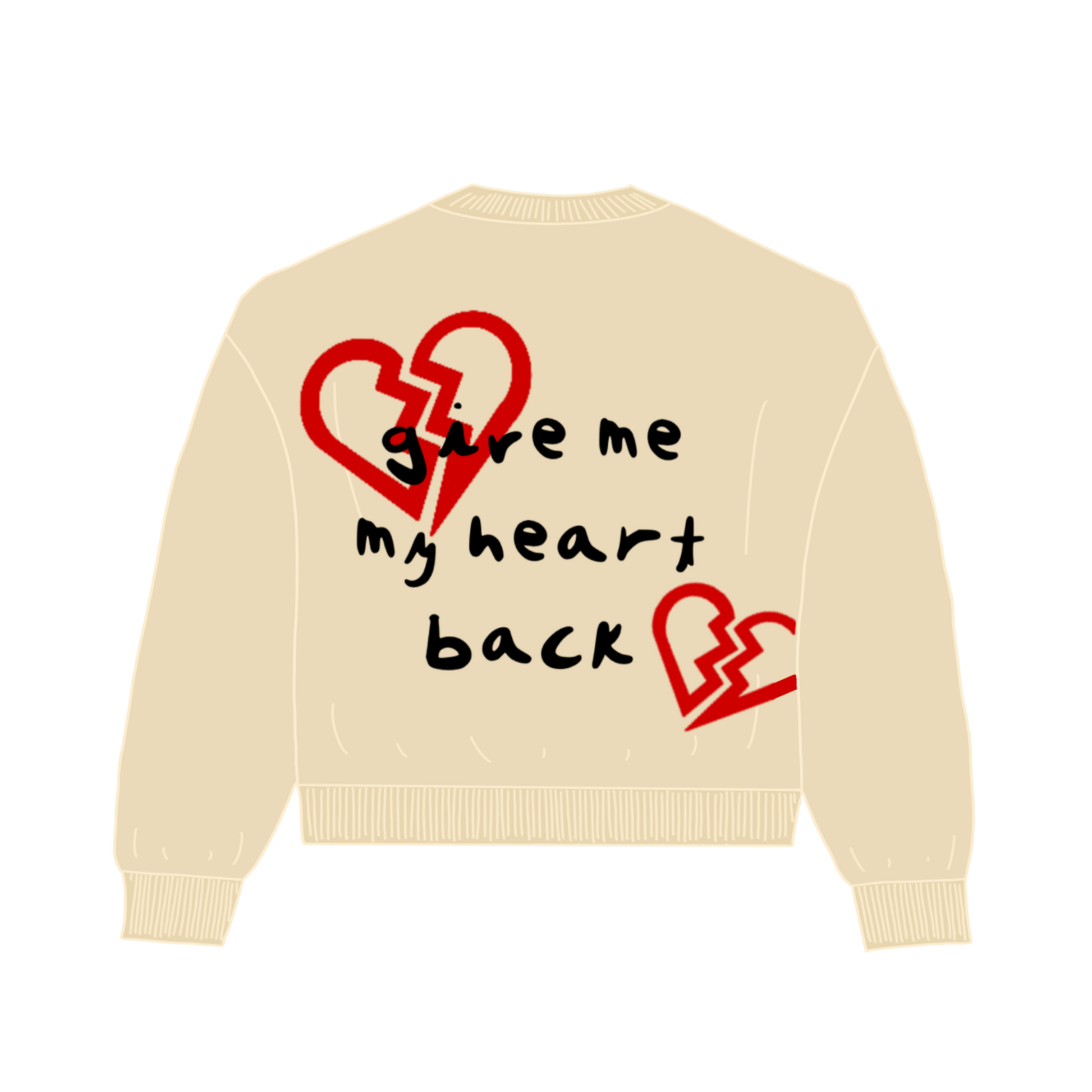heartbreak knit beige