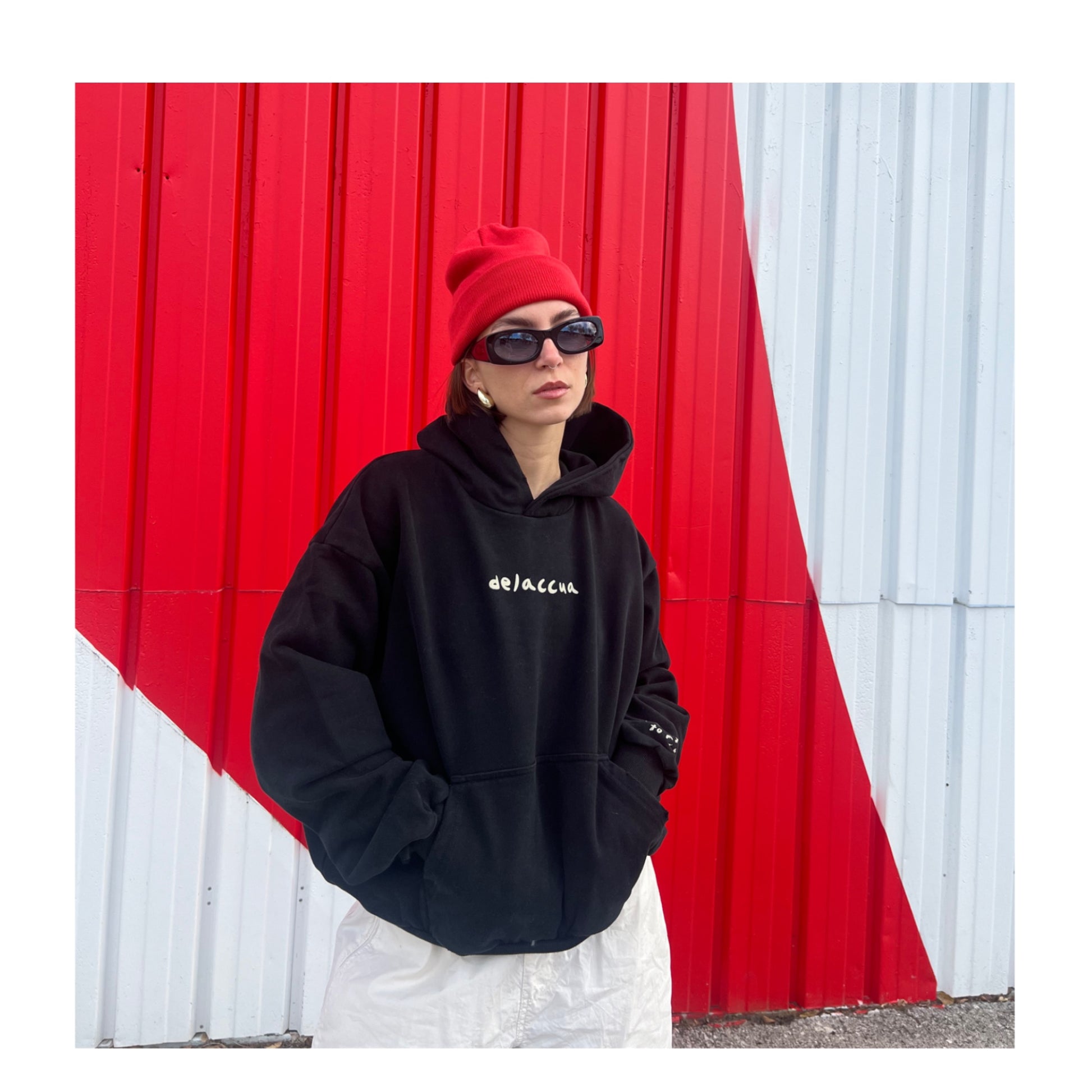 broken teddy hoodie