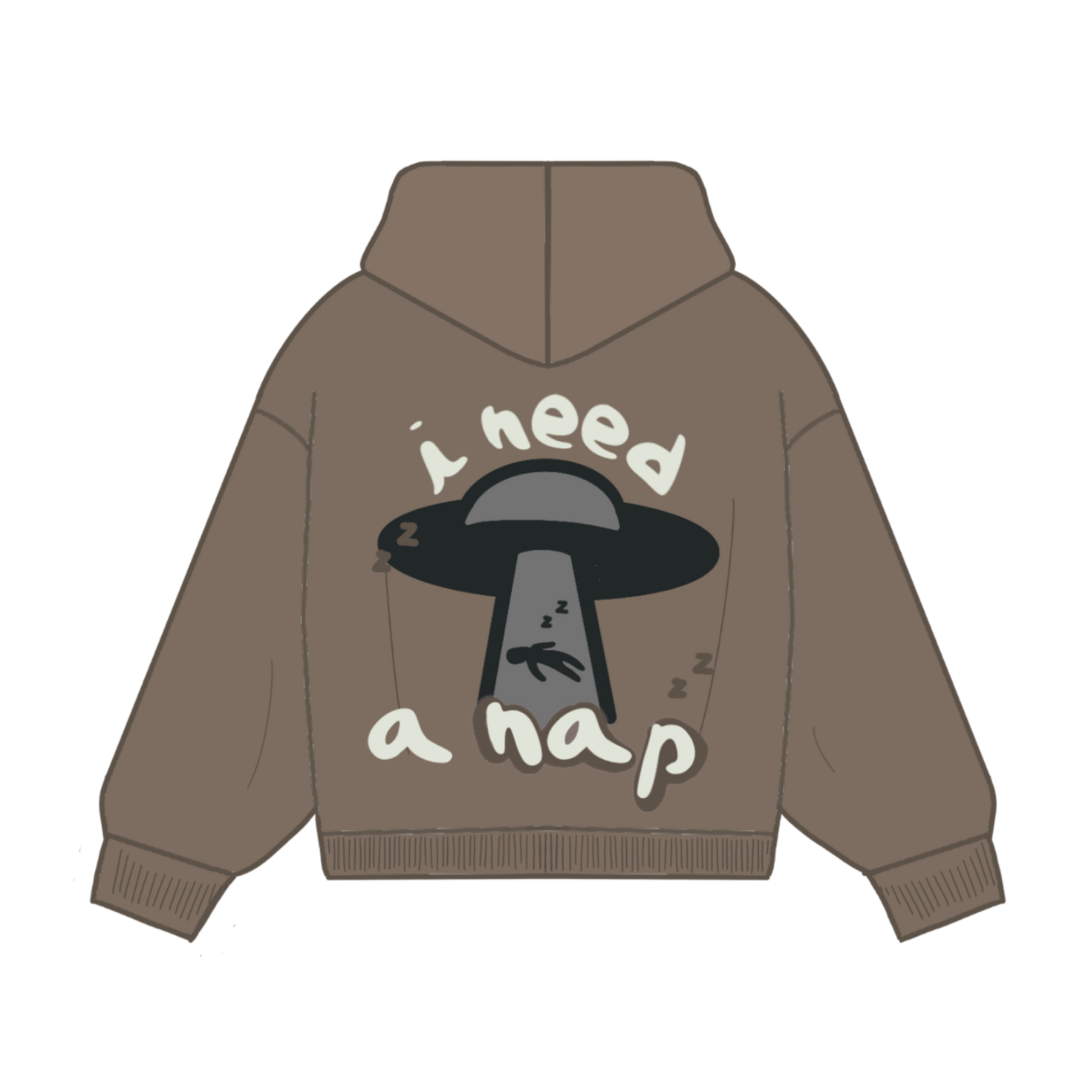 nap zip hoodie