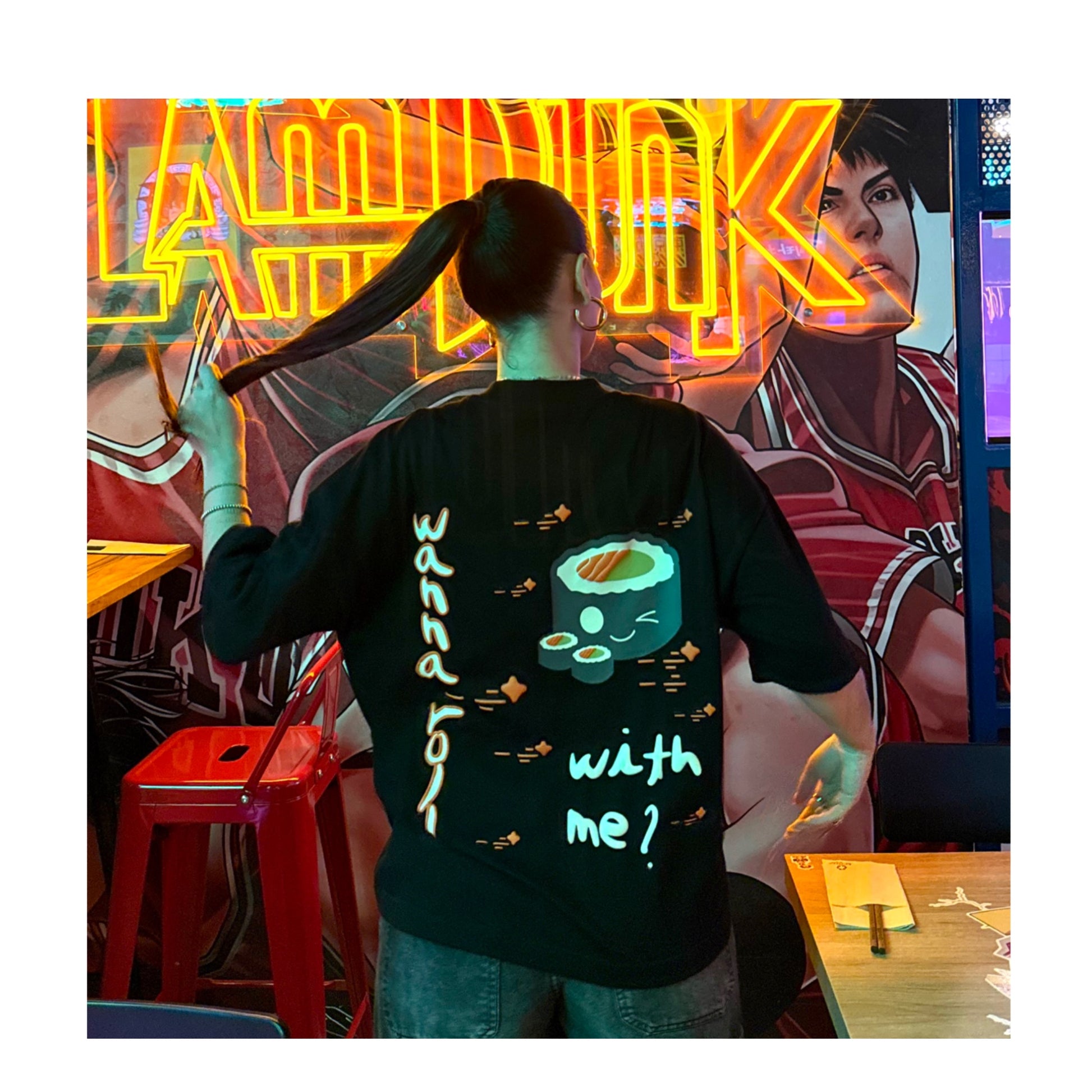 sushi roll tee