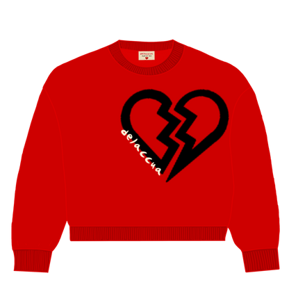heartbreak knit red